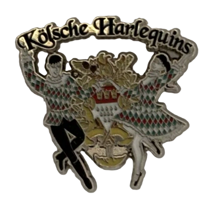 Kölsche Harlequin Pin, Silber