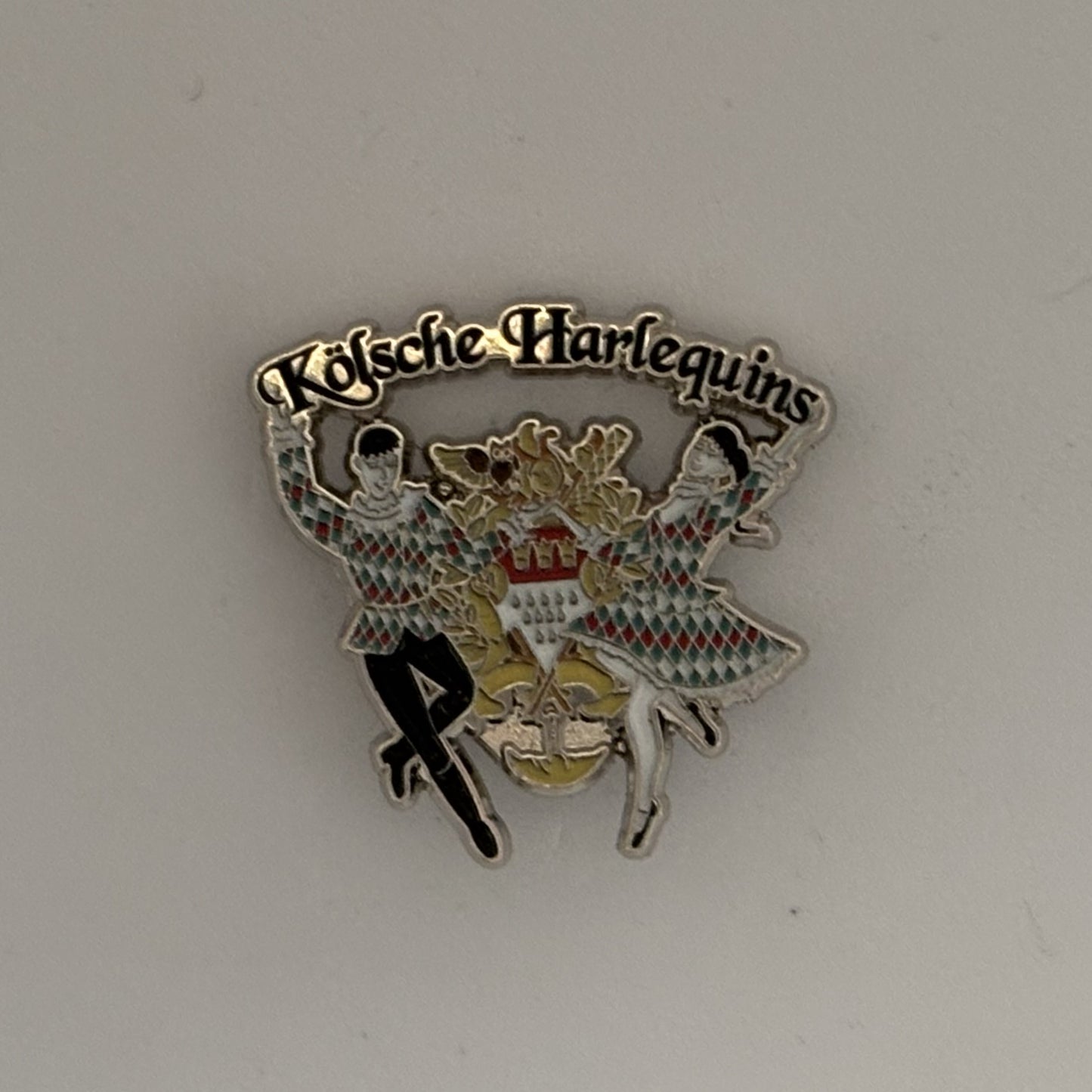 Kölsche Harlequin Pin, Silber
