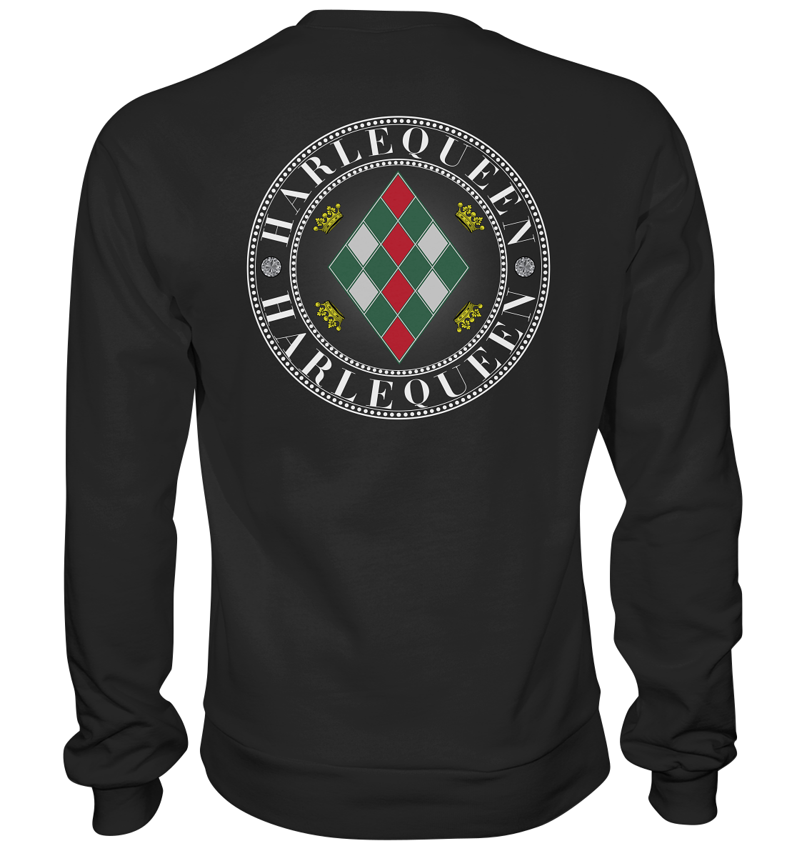 Harlequeen Weiß - Basic Sweatshirt