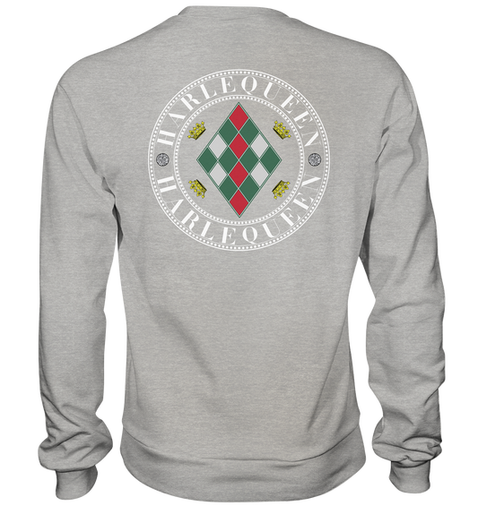 Harlequeen Weiß - Basic Sweatshirt