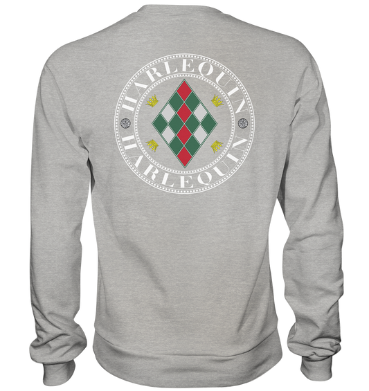 Harlequin Weiß - Basic Sweatshirt