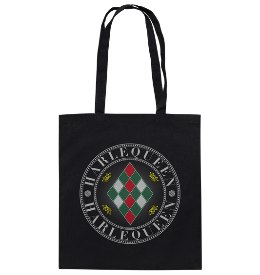 Harlequeen Silber - Baumwolltasche