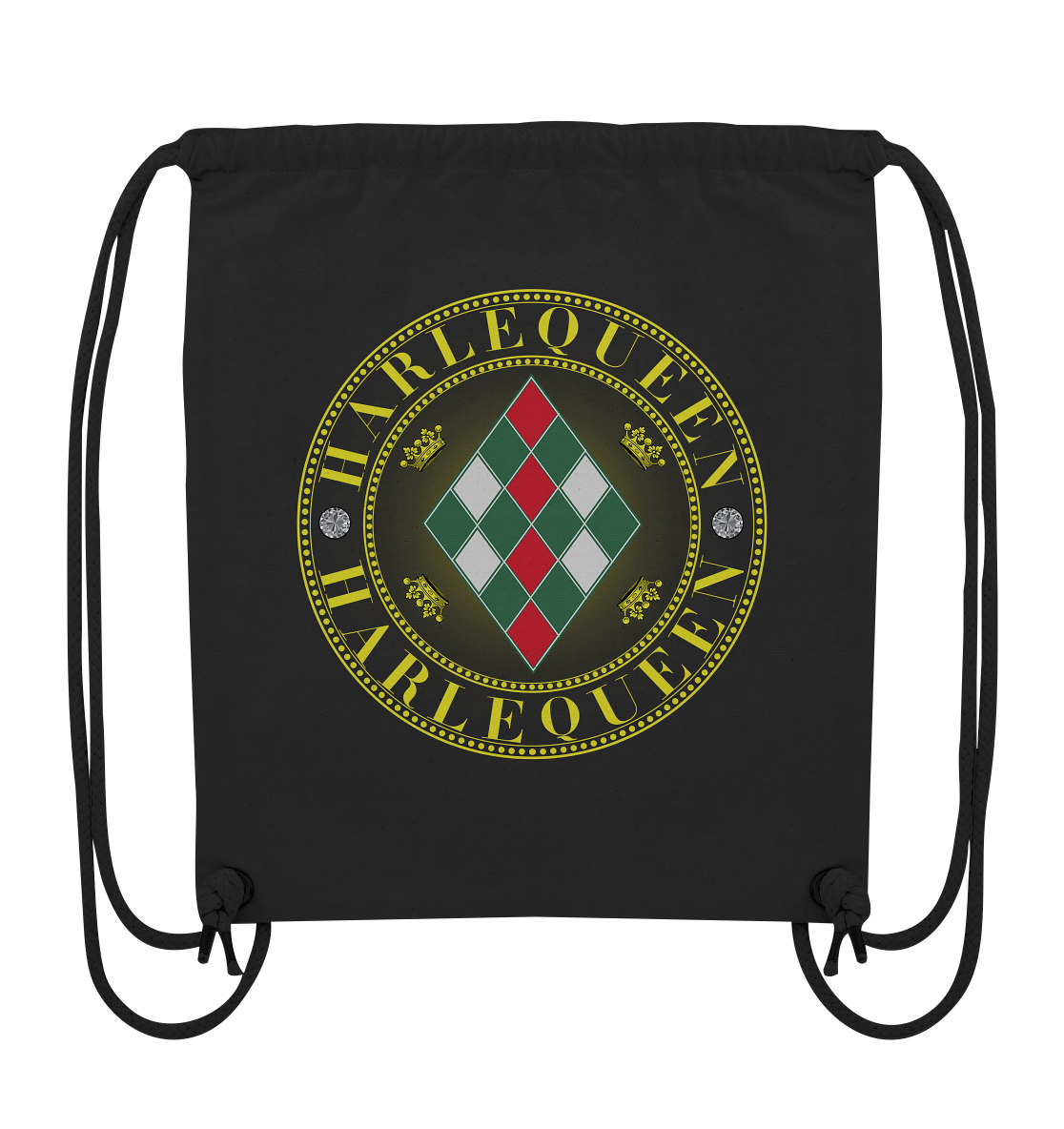 Harlequeen Gold - Organic Gym-Bag