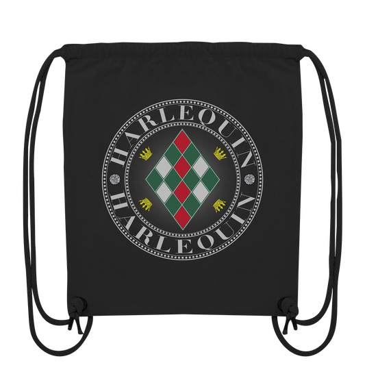 Harlequin Silber - Organic Gym-Bag