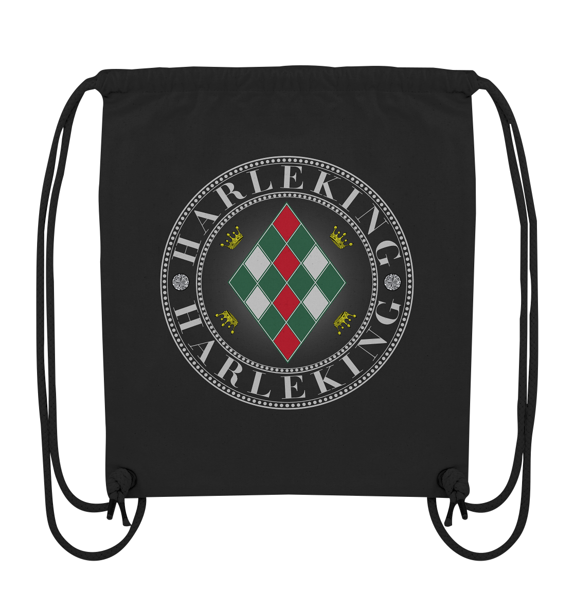 Harleking Silber - Organic Gym-Bag