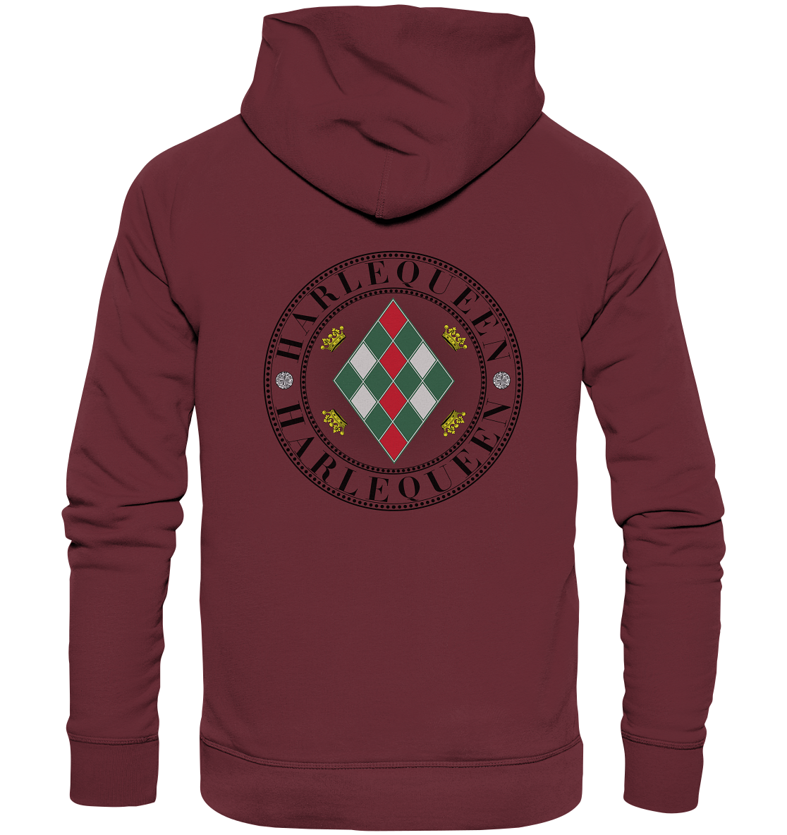 Harlequeen Schwarz - Organic Hoodie