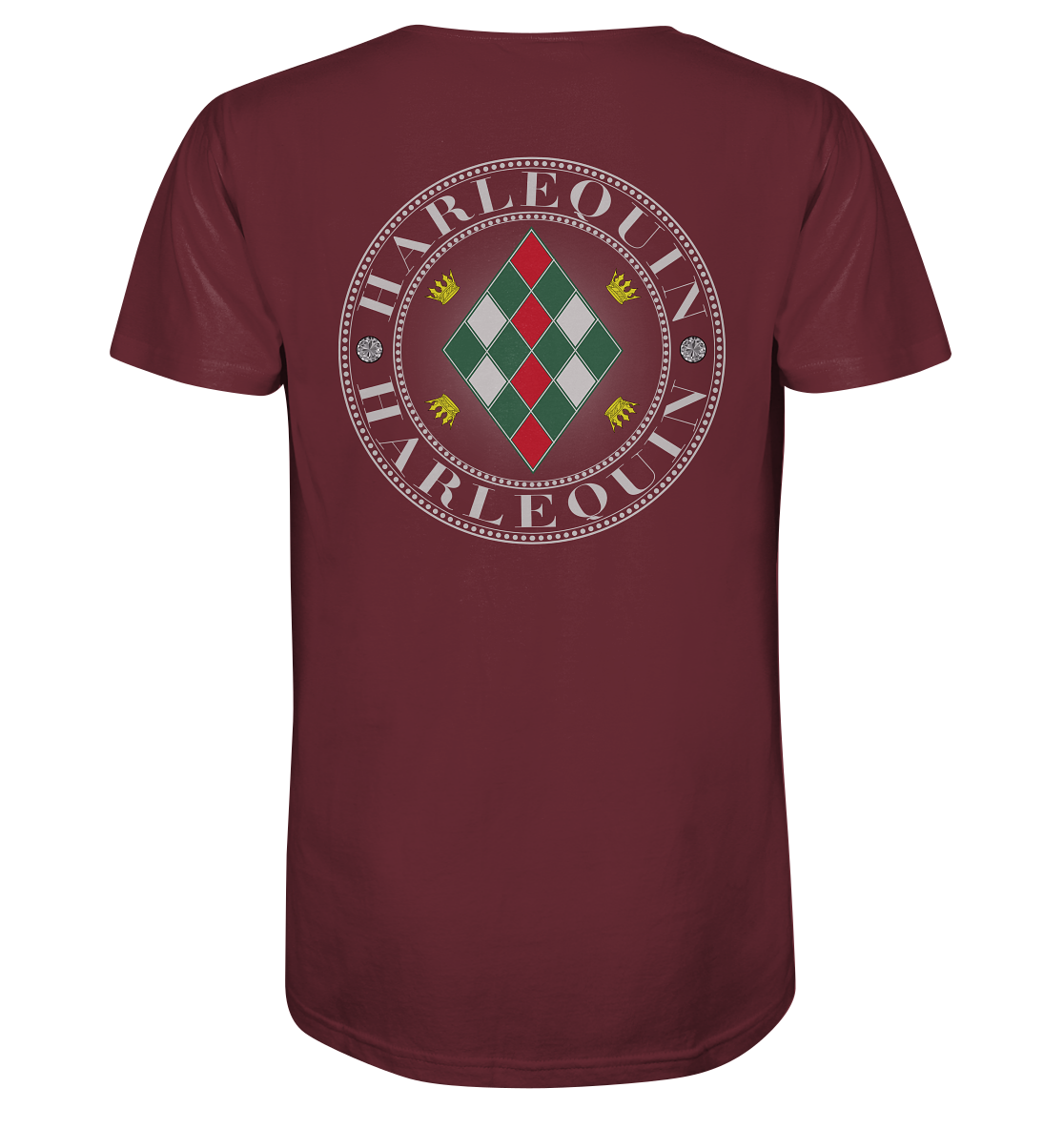 Harlequin Silber - Organic Shirt