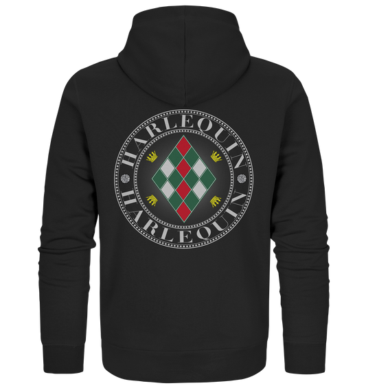 Harlequin Silber - Organic Zipper