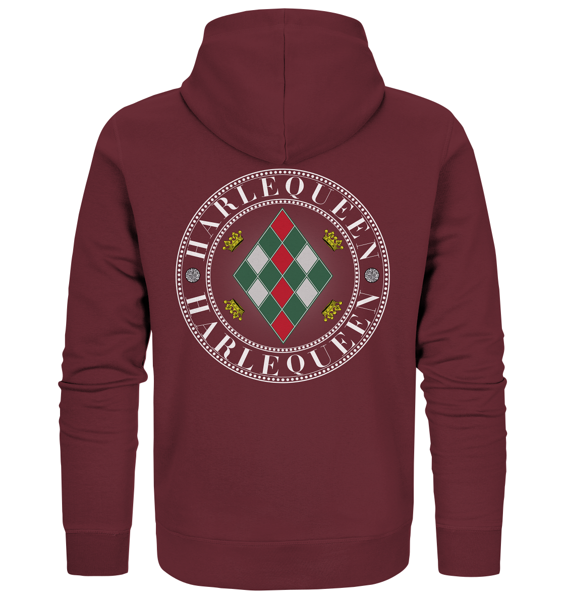 Harlequeen Weiß - Organic Zipper