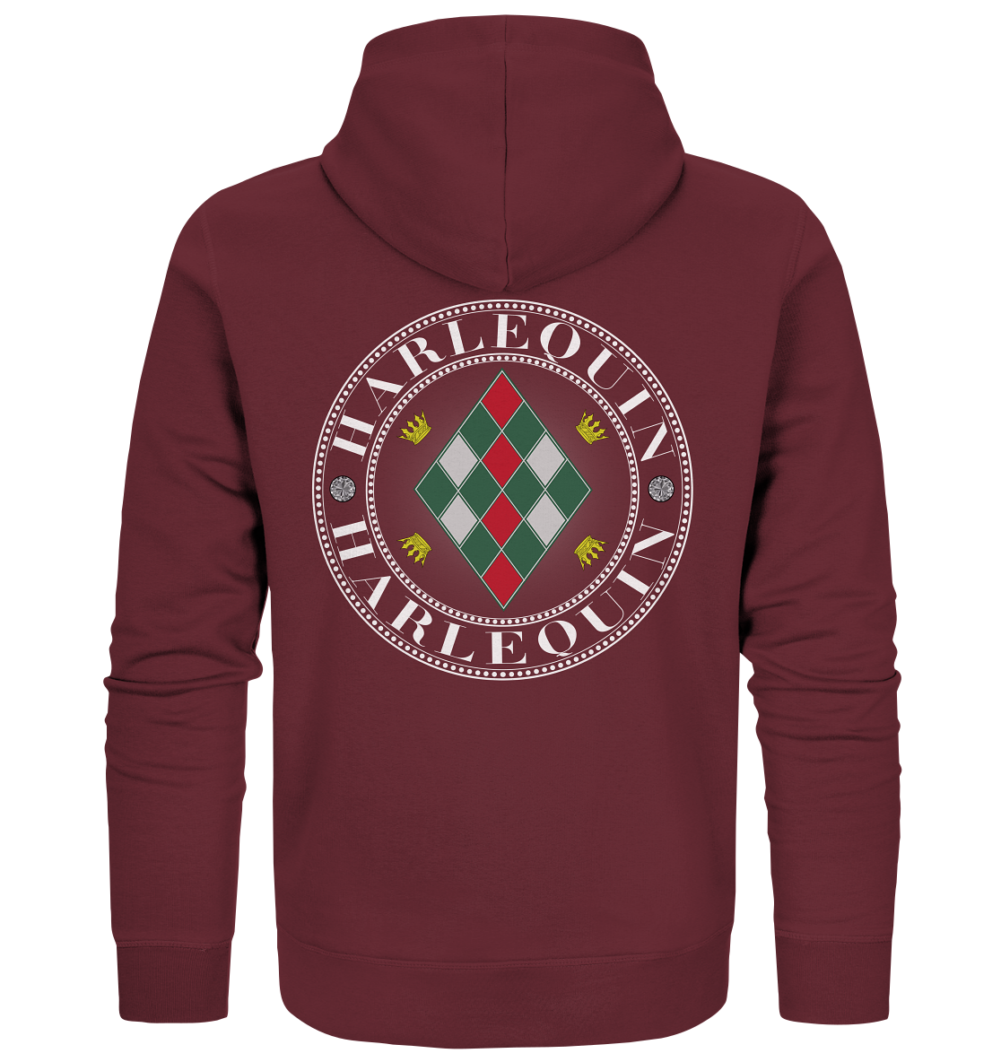 Harlequin Weiß - Organic Zipper