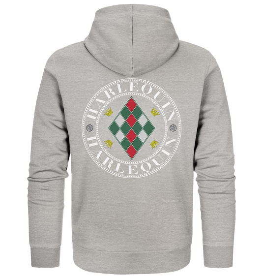 Harlequin Weiß - Organic Zipper