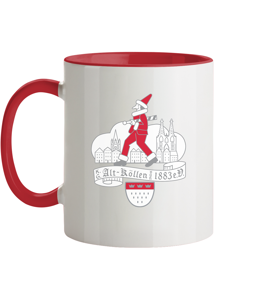 Büttenmarsch - Tasse zweifarbig