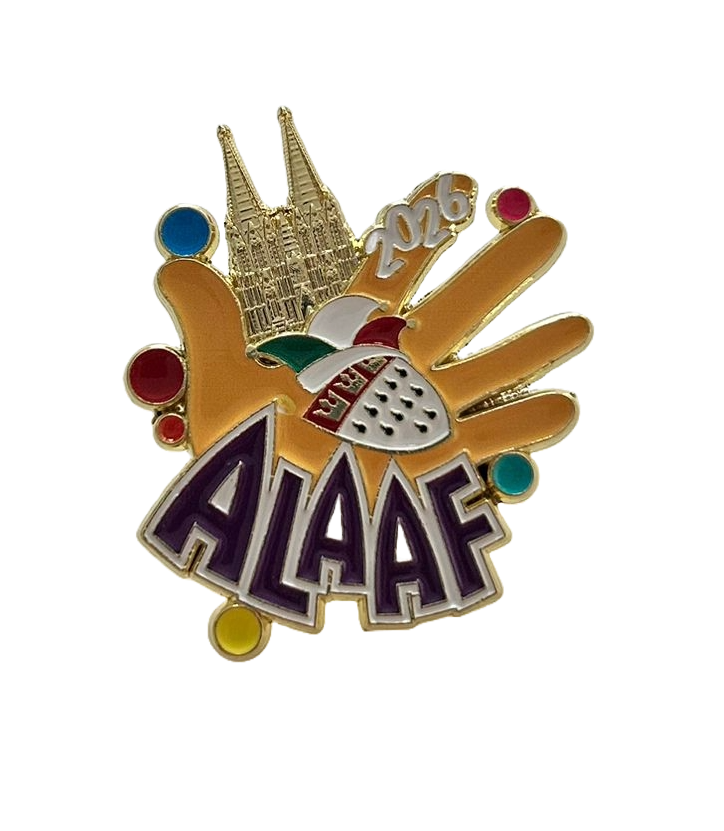 Festabzeichen Kölner Karneval 2026 „ ALAAF - Mer dun et för Kölle"