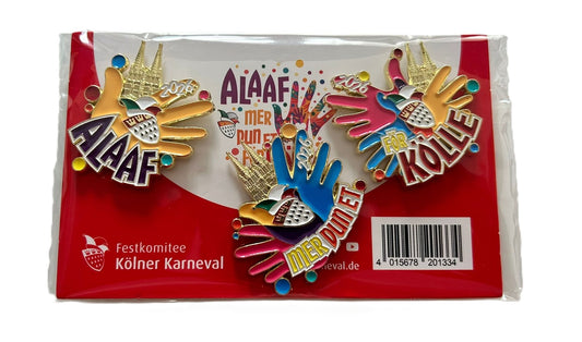 Festabzeichen Kölner Karneval 2026 „ ALAAF - Mer dun et för Kölle"
