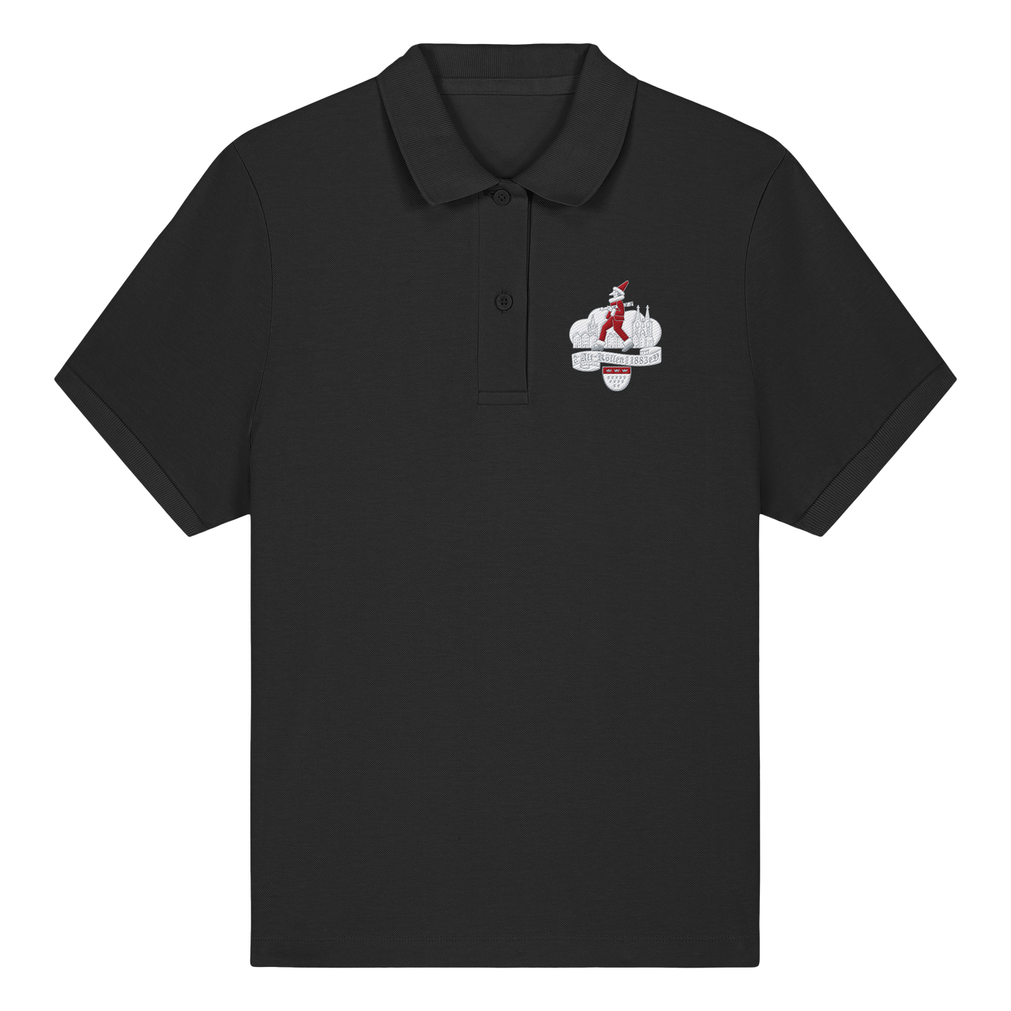 AK  Logo - Womens Organic Fitted Poloshirt