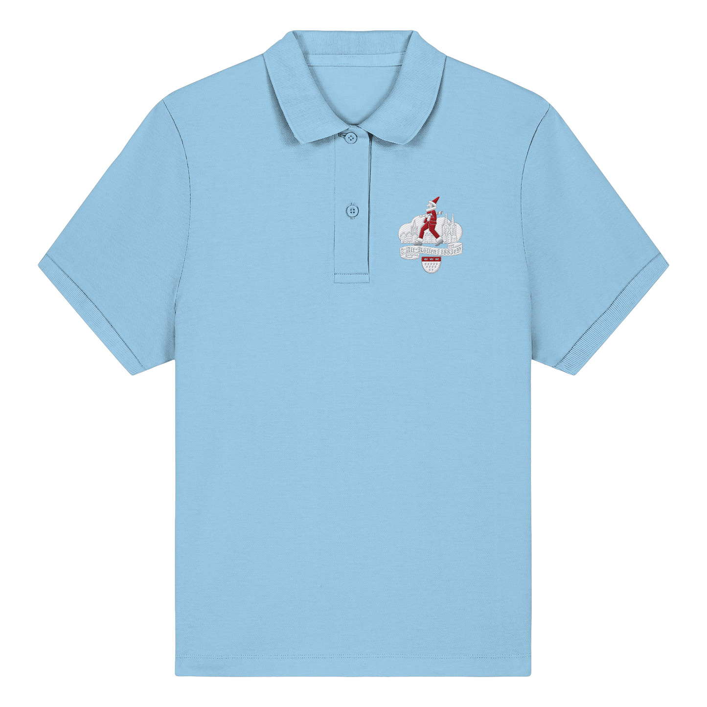 AK  Logo - Womens Organic Fitted Poloshirt