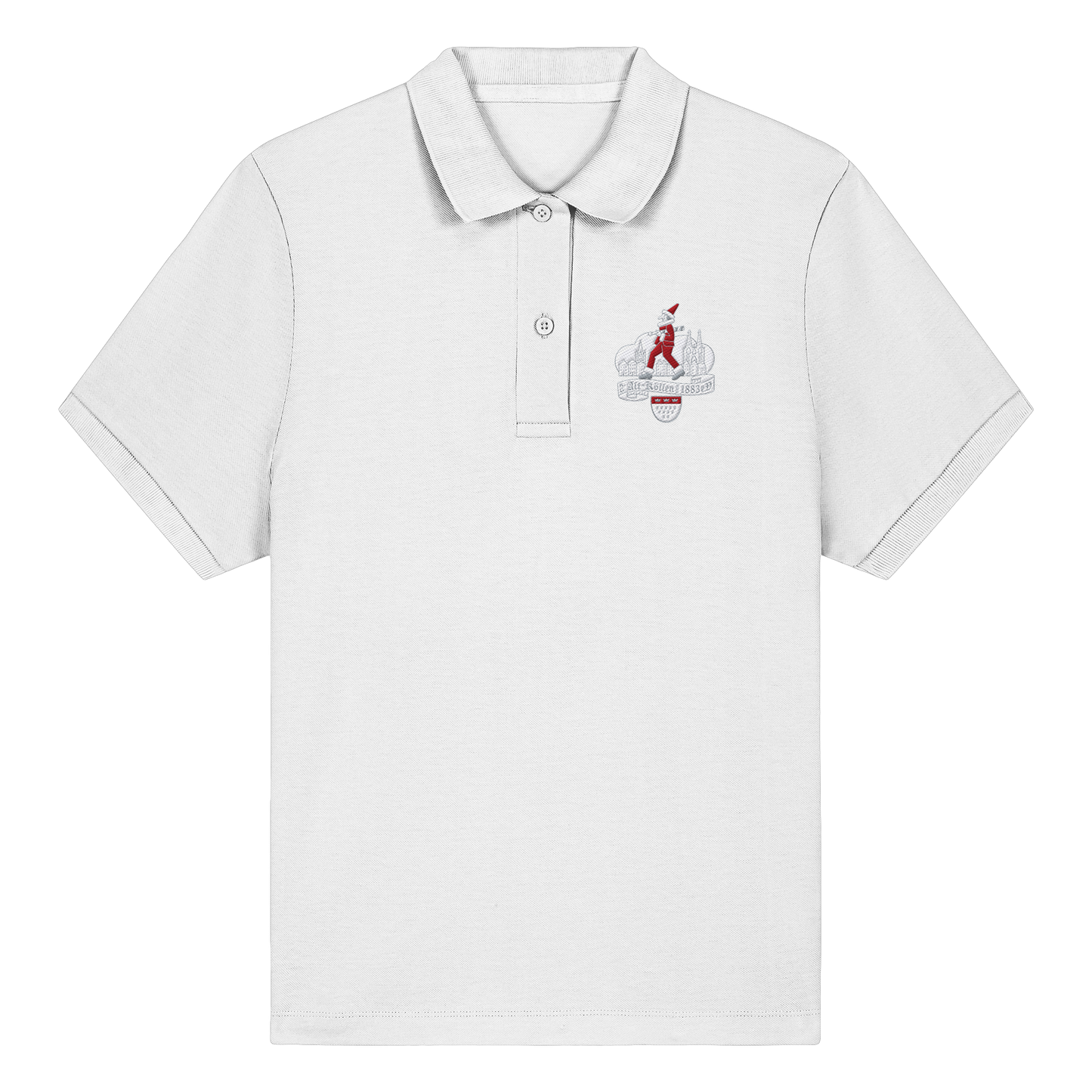 AK  Logo - Womens Organic Fitted Poloshirt